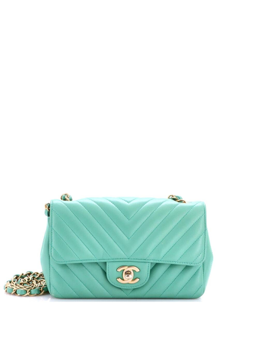 Chanel Classic Single Flap Bag Chevron #357191C48B